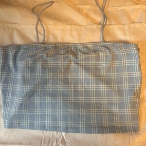 Blue Plaid Women's Skirt